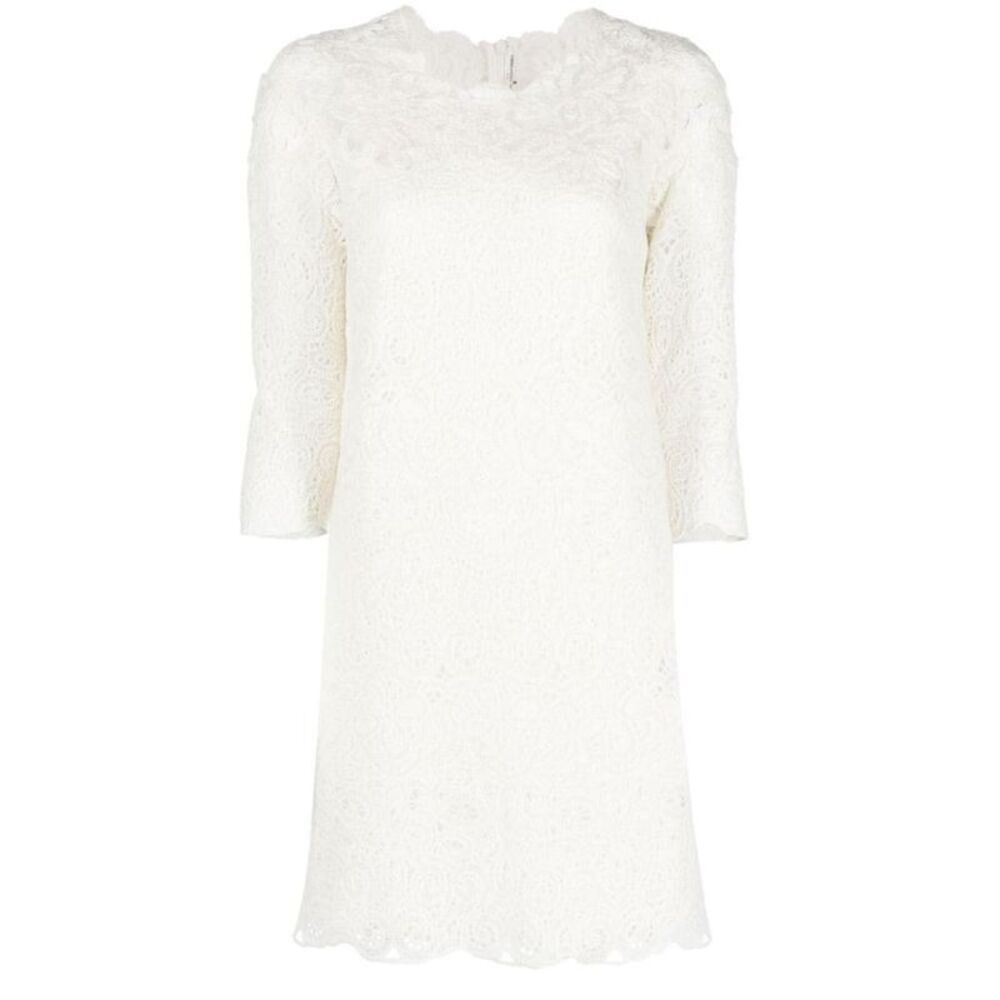 ERMANNO SCERVINO Lace Mini Dress Women WHITE Dresses